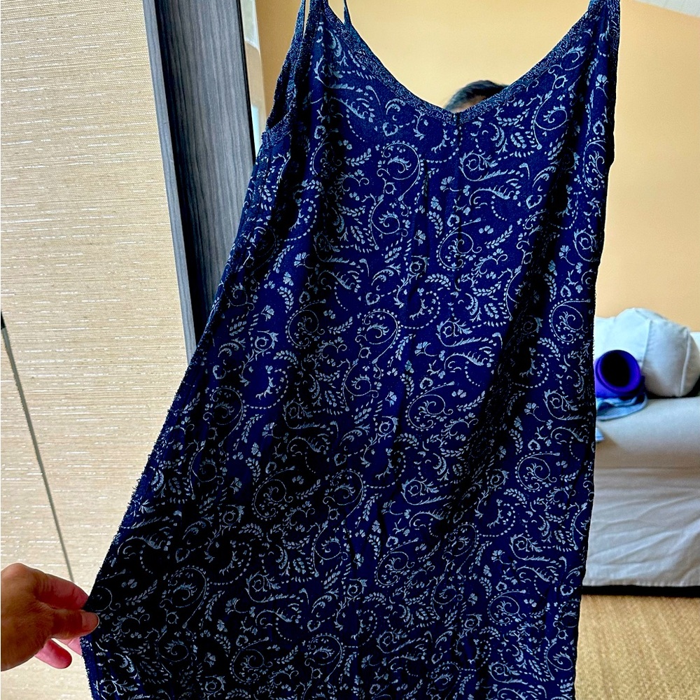Reversible summer dress. Wear it as cover up at the beach.